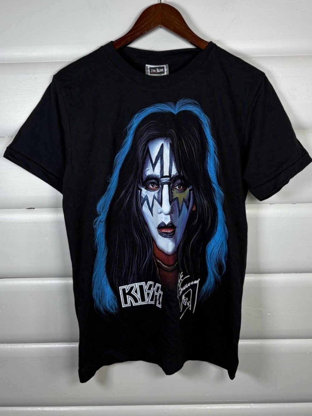 KISS Ace Frehley The Roxx Graphic Tee M NWT Double Sided Rock Band